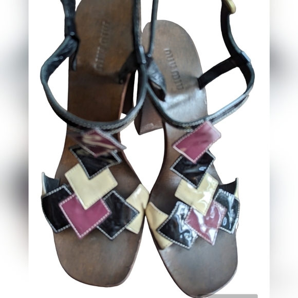 Vtg Miu Miu Heel Sandals - Picture 4 of 11